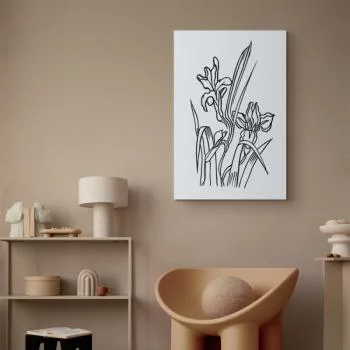 Obraz - Zakochane irysy (1-częściowy) pionowy - obrazek 5