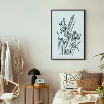 Obraz - Zakochane irysy (1-częściowy) pionowy - obrazek 6