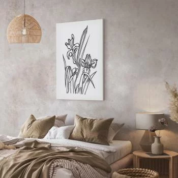 Obraz - Zakochane irysy (1-częściowy) pionowy - obrazek 6