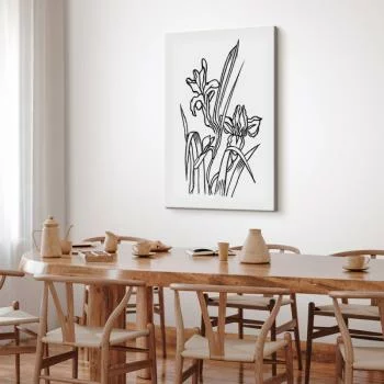 Obraz - Zakochane irysy (1-częściowy) pionowy - obrazek 7