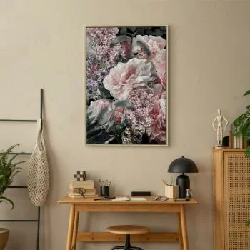 Obraz - Wśród kwiatów (1-częściowy) - rozkwitające rośliny w kolorach natury - obrazek 7