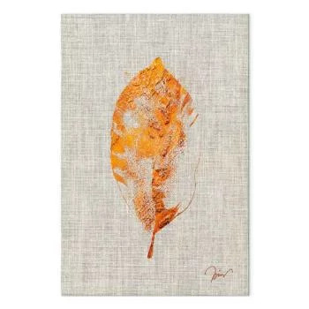Obraz - Złota flora (1-częściowy) pionowy - obrazek 2
