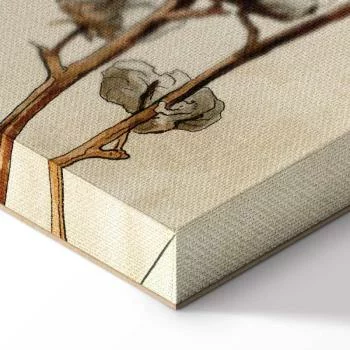 Obraz - Gałązki bawełny (1-częściowy) pionowy - obrazek 8