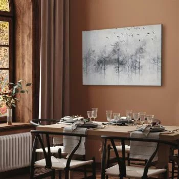 Obraz - Zimowy las (1-częściowy) szeroki - obrazek 7