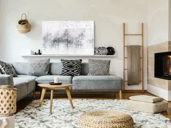 Obraz - Zimowy las (1-częściowy) szeroki - obrazek 2