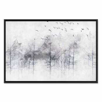 Obraz - Zimowy las (1-częściowy) szeroki - obrazek 2