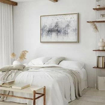 Obraz - Zimowy las (1-częściowy) szeroki - obrazek 6