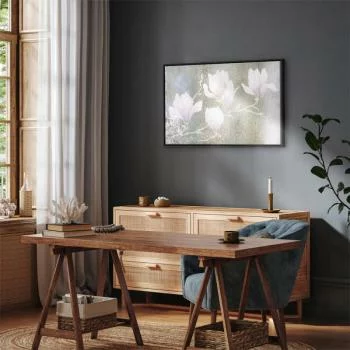 Obraz - Białe magnolie (1-częściowy) szeroki - obrazek 7