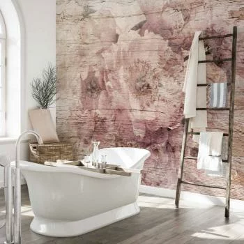 Fototapeta - Kwiaty na deskach - obrazek 6