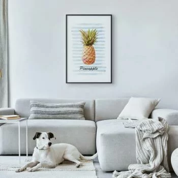 Plakat - Ananas i paski - obrazek 2