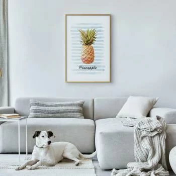Plakat - Ananas i paski - obrazek 2