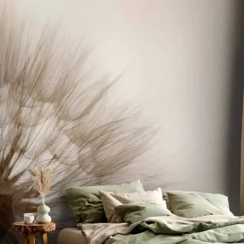 Fototapeta - Natura w przybliżeniu - motyw zbliżonego kwiatu dmuchawca w sepii - obrazek 5