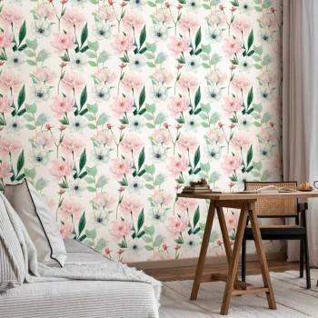 Tapeta - Piwonie na białym tle - obrazek 6