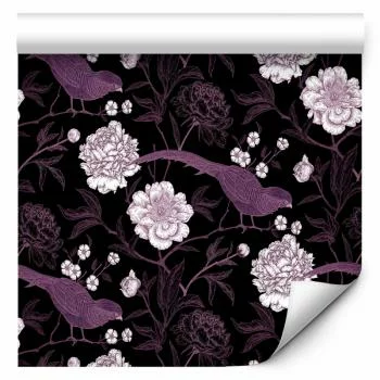 Tapeta - Piwonie i bażanty - obrazek 2