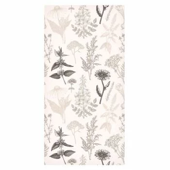 Tapeta - Kwiaty i zioła w ciepłych szarościach - obrazek 2