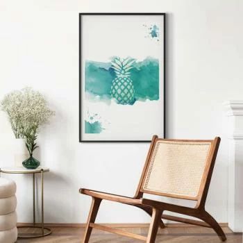 Plakat - Ananas w akwarelach - obrazek 2