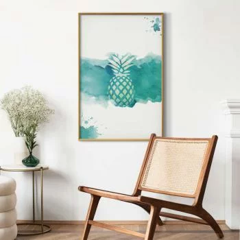 Plakat - Ananas w akwarelach - obrazek 2