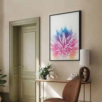 Plakat - Kolorowy ananas - obrazek 2