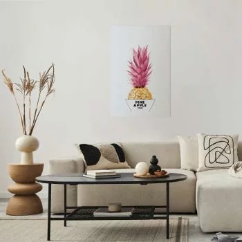 Plakat - Złoty ananas - obrazek 2