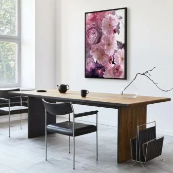 Obraz - Ogród kwiatowych zapachów (1-częściowy) - natura w różowym odcieniu - obrazek 7