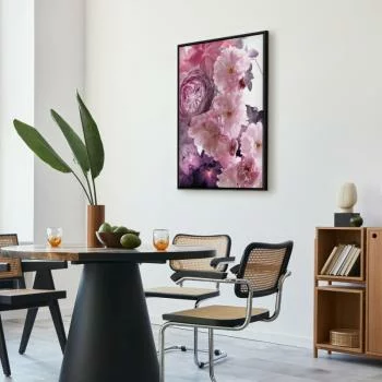 Obraz - Ogród kwiatowych zapachów (1-częściowy) - natura w różowym odcieniu - obrazek 5