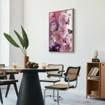 Obraz - Ogród kwiatowych zapachów (1-częściowy) - natura w różowym odcieniu - obrazek 5