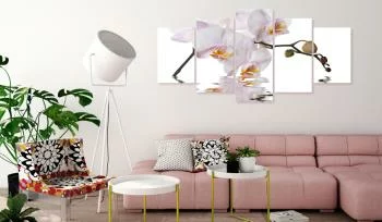 Obraz - Zachwycająca orchidea (5-częściowy) szeroki - obrazek 2