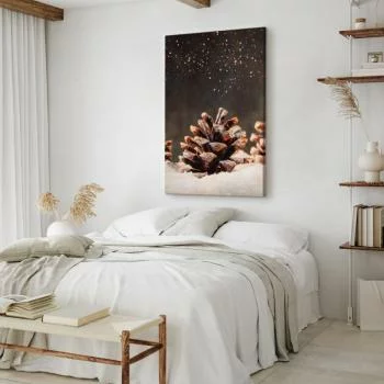 Obraz - Zimowa szyszka (1-częściowy) pionowy - obrazek 6