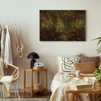 Obraz - Taniec złotych liści (1-częściowy) szeroki - obrazek 6