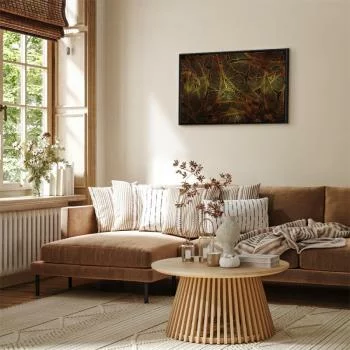 Obraz - Taniec złotych liści (1-częściowy) szeroki - obrazek 5