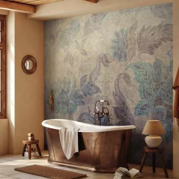 Fototapeta - Kwiatowe zdobienia - motyw roślinny z ornamentami w stylu vintage - obrazek 6