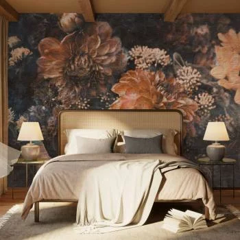 Fototapeta - Retro kwiaty - trzeci wariant - obrazek 5