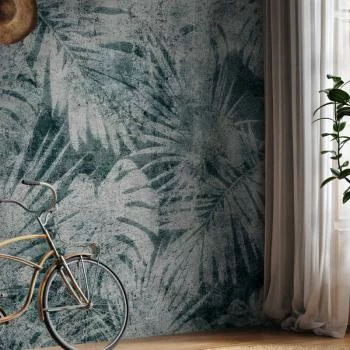 Fototapeta - Egzotyczna natura w dżungli - pejzaż roślinny z liśćmi z deseniami - obrazek 5