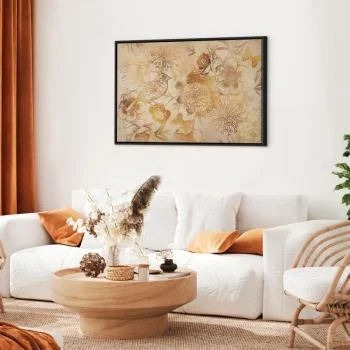 Obraz - Złota mozaika natury (1-częściowy) szeroki - obrazek 5