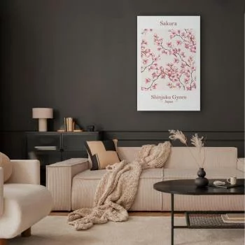 Obraz - Sakura (1-częściowy) pionowy - obrazek 5