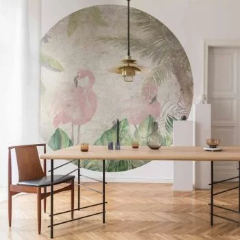 Fototapeta okrągła - Ptaki w dżungli - obrazek 6