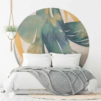 Fototapeta okrągła - Akwarelowy tropik - obrazek 5