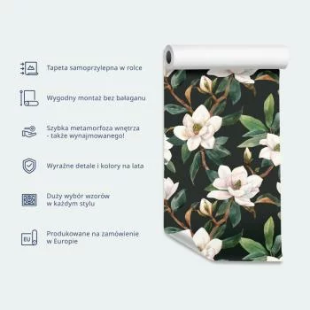 Tapeta - Pachnące kwiaty i zioła - zielony - obrazek 3