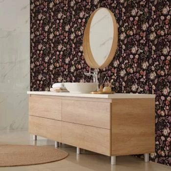 Tapeta - Pachnące kwiaty i zioła - śliwkowy - obrazek 6