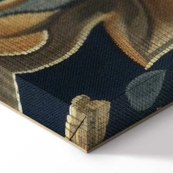 Obraz - Gobelinowe wielkie kwiaty retro motyw florystyczny w stylu kilimu - obrazek 8