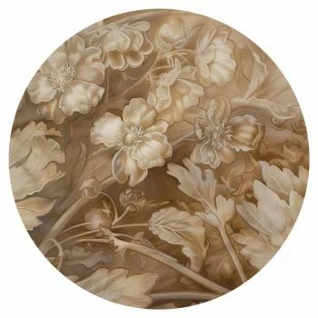 Fototapeta okrągła - Ornamenty roślinno-kwiatowe rzeźbione - obrazek 2