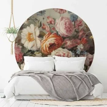 Fototapeta okrągła - Zapach ogrodowych kwiatów - obrazek 5