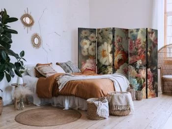 Parawan - Zapach natury - piękne ogrodowe kwiaty w pastelowych kolorach - obrazek 5