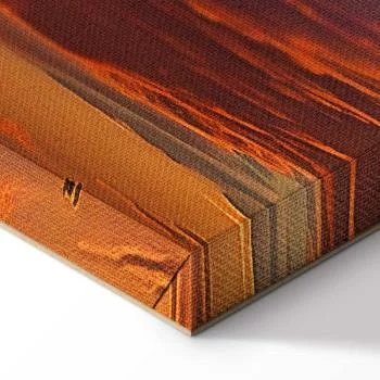 Obraz - Piękny zachód słońca - chmury w ciepłych odcieniach - obrazek 8