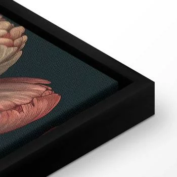 Obraz - Kwiaty na turkusowym tle - obrazek 8