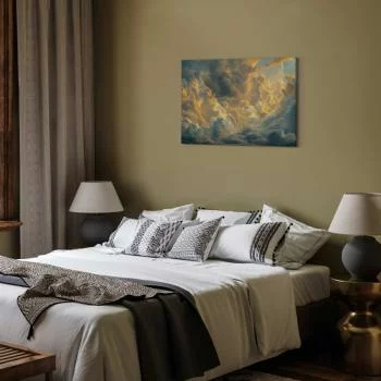 Obraz - Ostatnie tchnienie dnia: chmury rozświetlone wieczornym blaskiem - obrazek 6