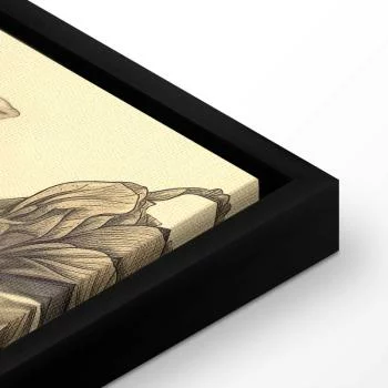 Obraz - Kolorowe tulipany na kremowym tle - obrazek 8