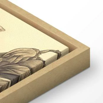 Obraz - Kolorowe tulipany na kremowym tle - obrazek 8