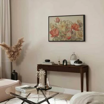 Obraz - Bukiet kwiatów na kremowym tle - obrazek 5