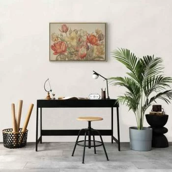 Obraz - Bukiet kwiatów na kremowym tle - obrazek 7